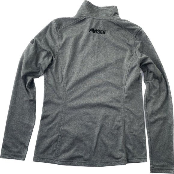 The North Face Jacket Womens S/P Gray Fleece Pullover Half Zip Outdoors Hiking - Picture 2 of 10